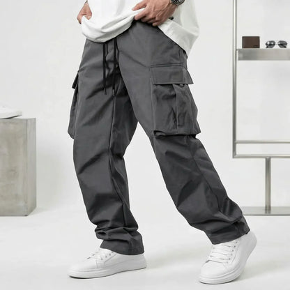 Men’s Lightweight Twill Cargo Pants with Utility Pockets