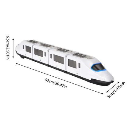 Electric Light-Up Bullet Train Toy