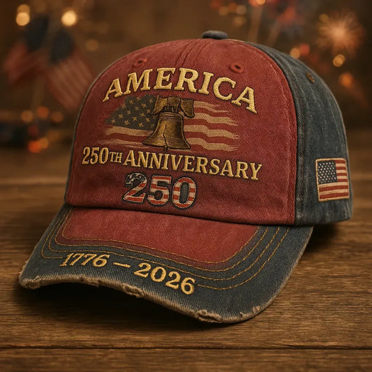 United States 250th Anniversary Vintage Baseball Cap