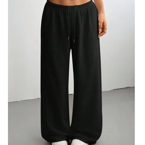 Women's Drawstring Wide-Leg Pants