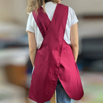 Women's Printed Cross Back Apron