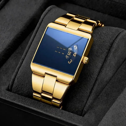 Men’s Luxury Mirror Dial Bracelet Watch