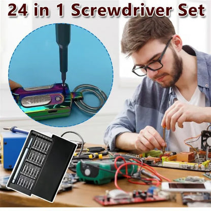 24-in-1 Precision Screwdriver Repair Tool Set