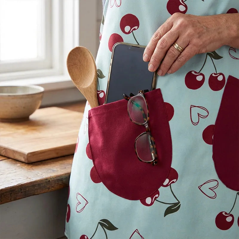 Women's Printed Cross Back Apron