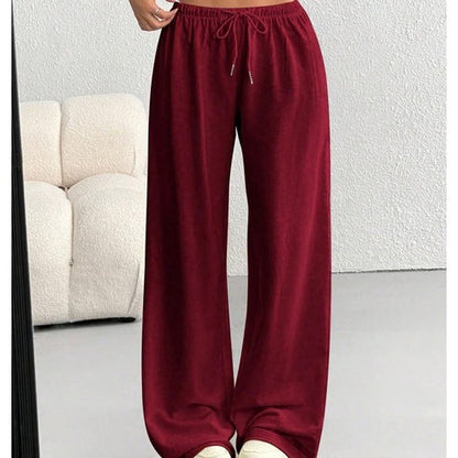 Women's Drawstring Wide-Leg Pants