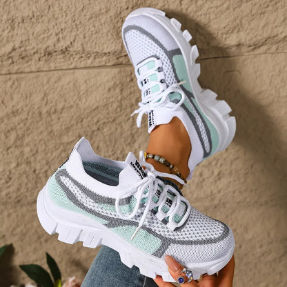Women’s Breathable Chunky Sole Sneakers