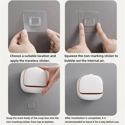 Waterproof Wall-Mount Soap Holder