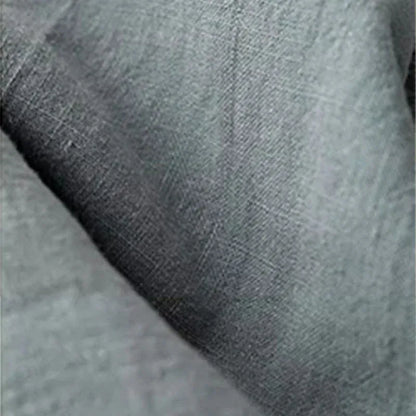 Casual Drawstring Cotton-Linen Pants with Pockets