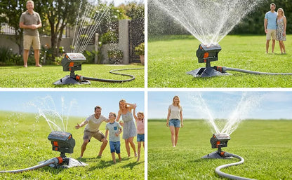 Adjustable Lawn Sprinkler with Wide Base