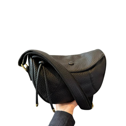 Chic Leather-Look Crossbody Shoulder Bag