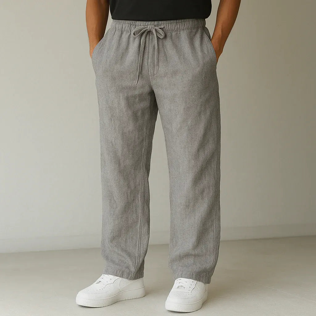 Men’s Relaxed Linen Drawstring Pants