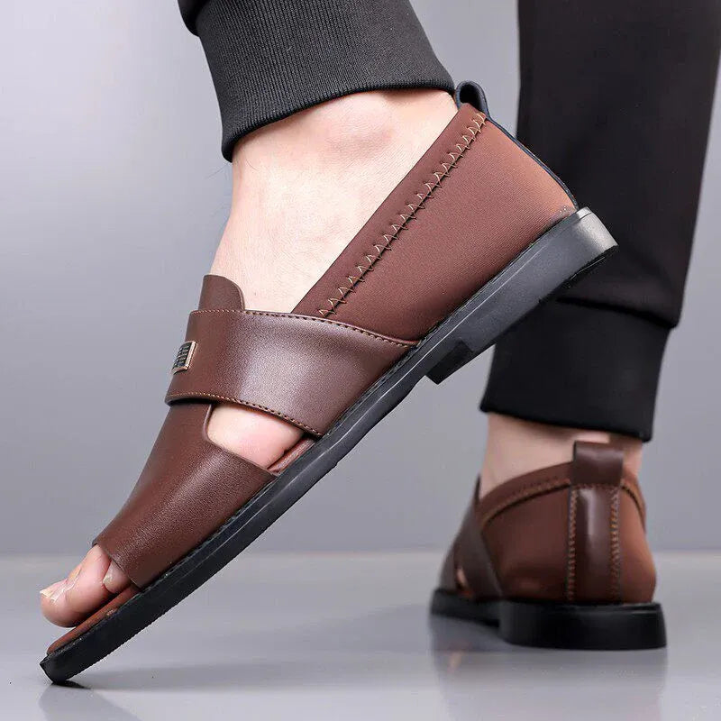 Men’s Open-Toe Slip-On Sandals