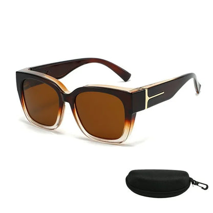 Square Frame Fashion Sunglasses