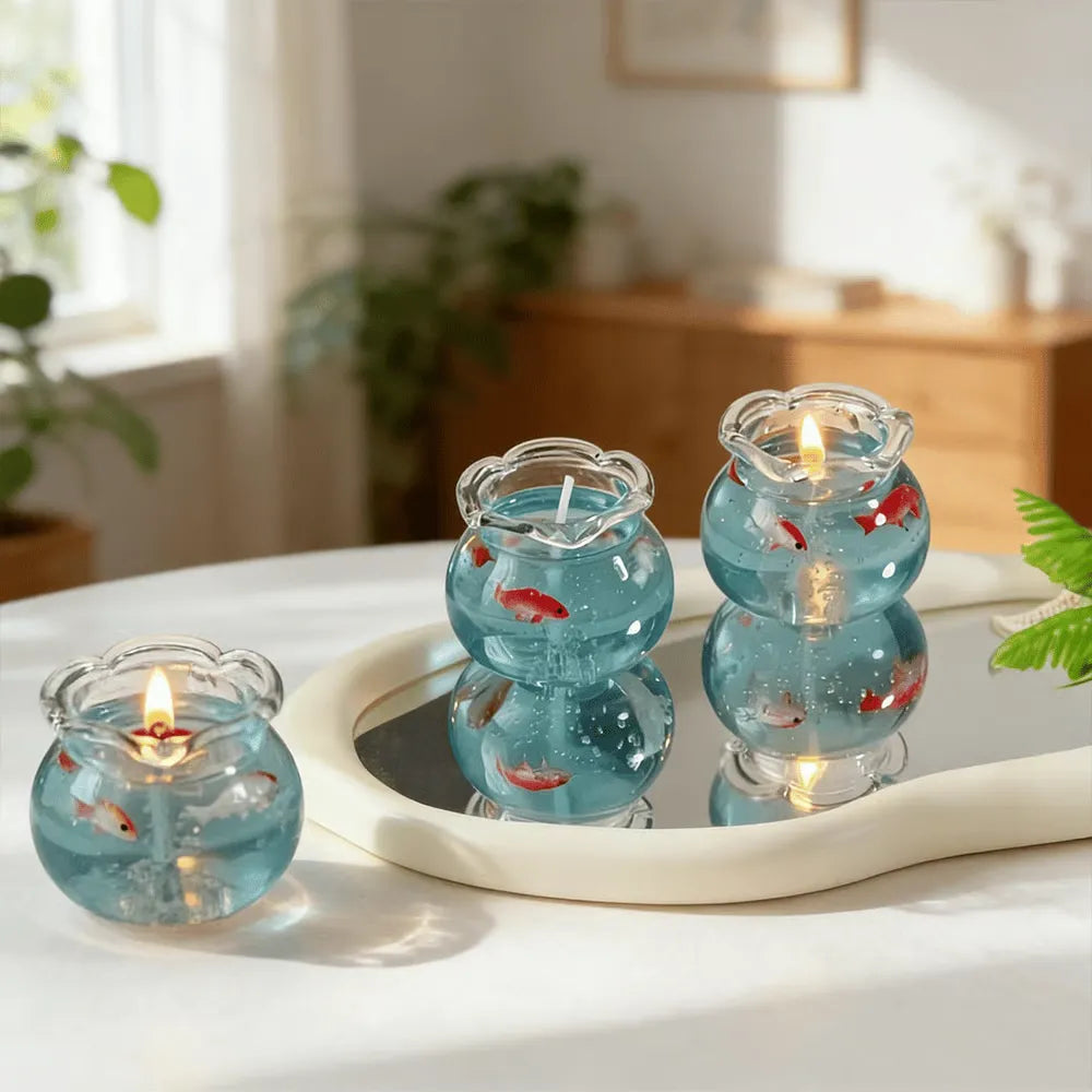 Mini Fish Bowl Glow Candle