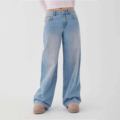 Women’s Vintage Relaxed Wide-Leg Jeans