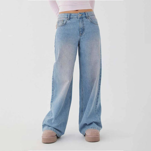 Women’s Vintage Relaxed Wide-Leg Jeans