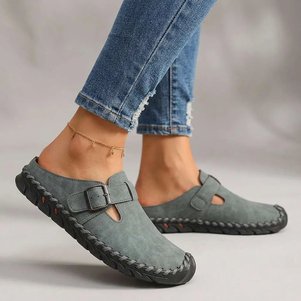 Buckle Strap Comfort Clogs