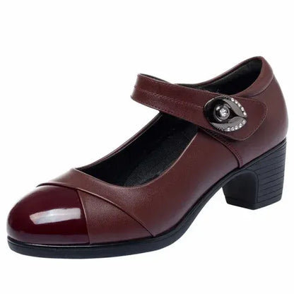 Women’s Mary Jane Comfort Low Heel Pumps
