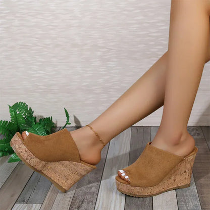 Women’s Open-Toe Platform Wedge Sandals