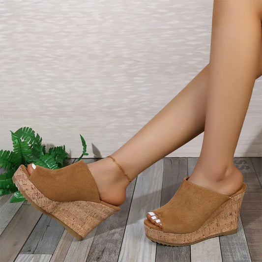 Women’s Open-Toe Platform Wedge Sandals