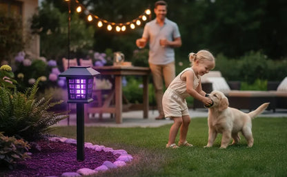 Solar Mosquito Zapper Garden Light