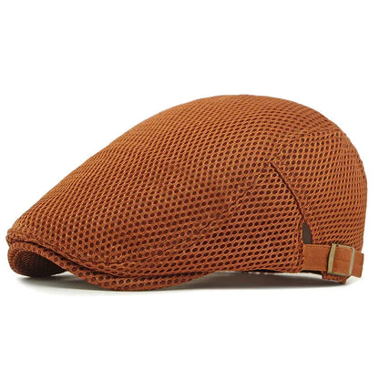 Men’s Breathable Mesh Flat Cap