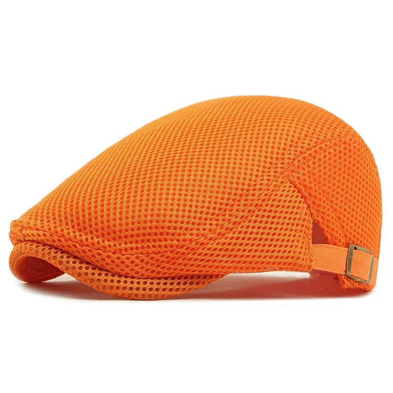 Men’s Breathable Mesh Flat Cap