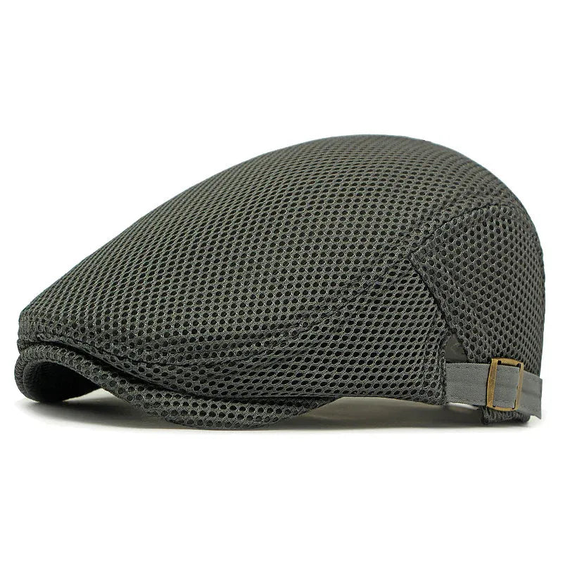 Men’s Breathable Mesh Flat Cap