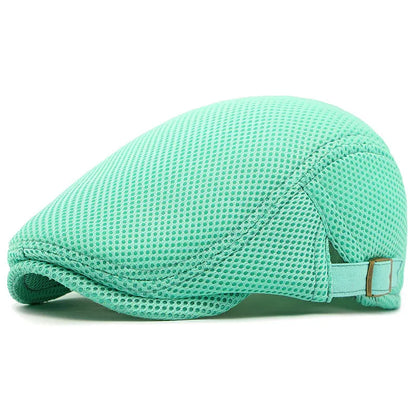 Men’s Breathable Mesh Flat Cap