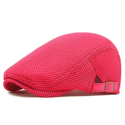 Men’s Breathable Mesh Flat Cap