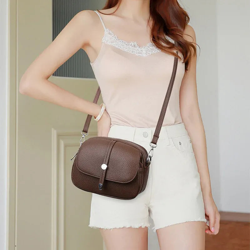 Women’s Lightweight Flap Crossbody Bag
