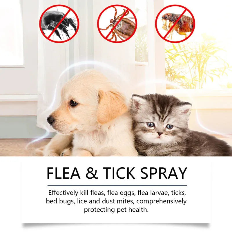 Flea &amp; Tick Spray for Dogs and Cats