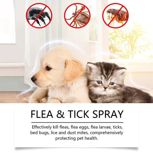 Flea &amp; Tick Spray for Dogs and Cats