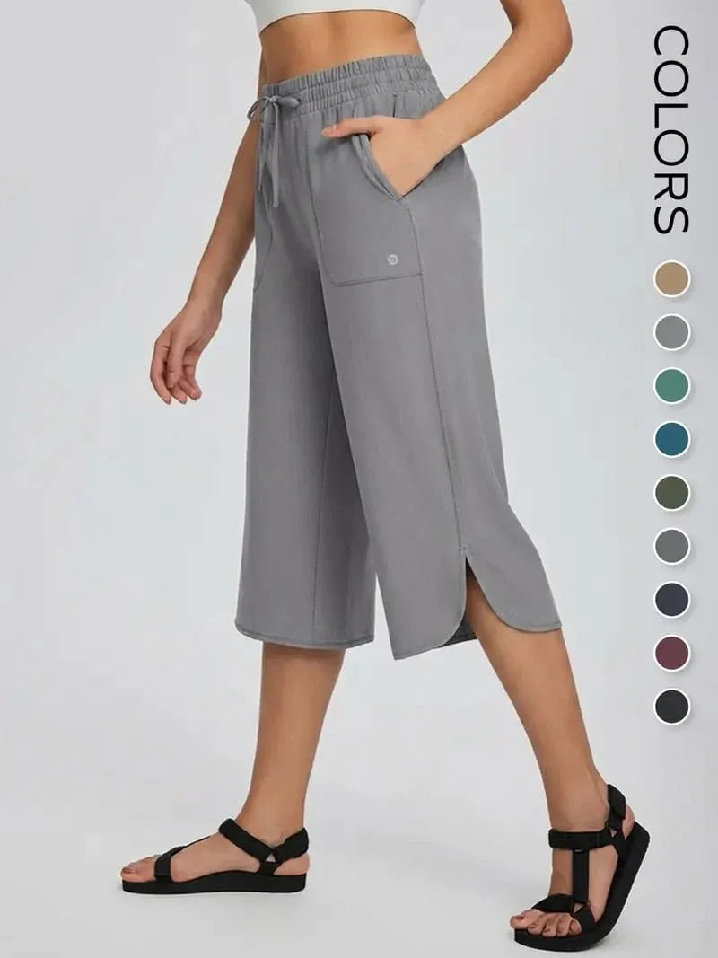 Women’s Wide Leg Active Capri Pants