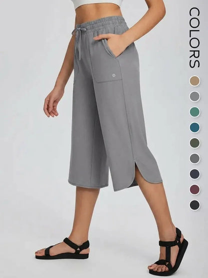 Women’s Wide Leg Active Capri Pants