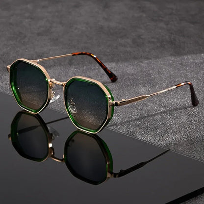 Unisex Octagonal Frame Sunglasses