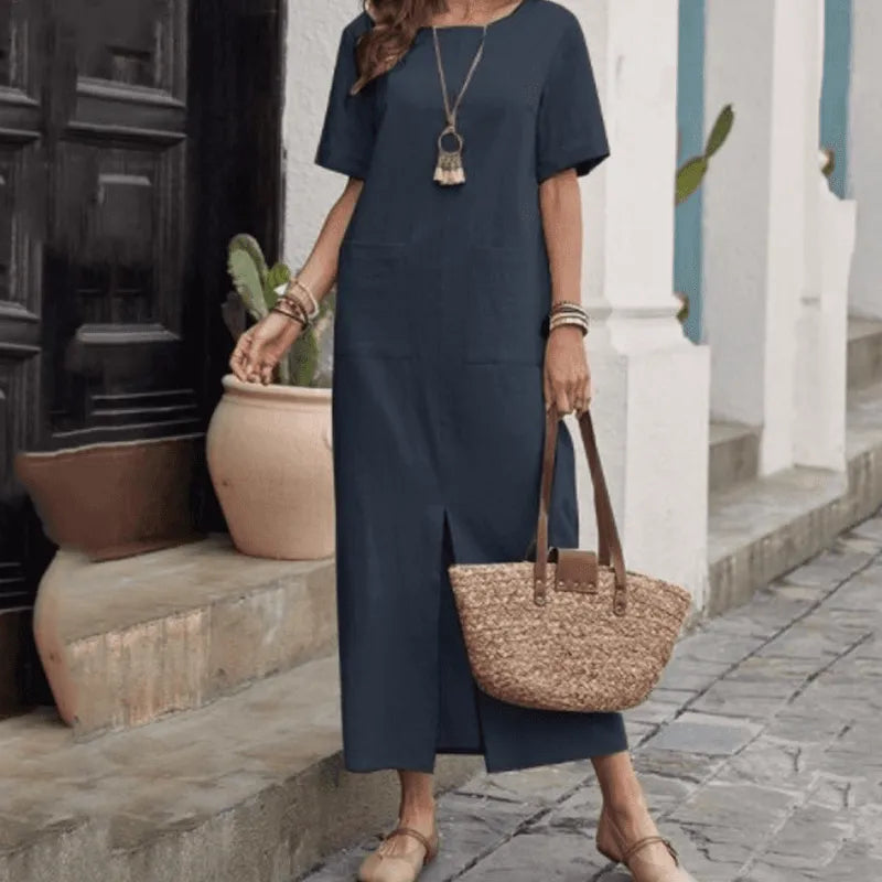 Women’s Casual Split Hem Maxi Dress