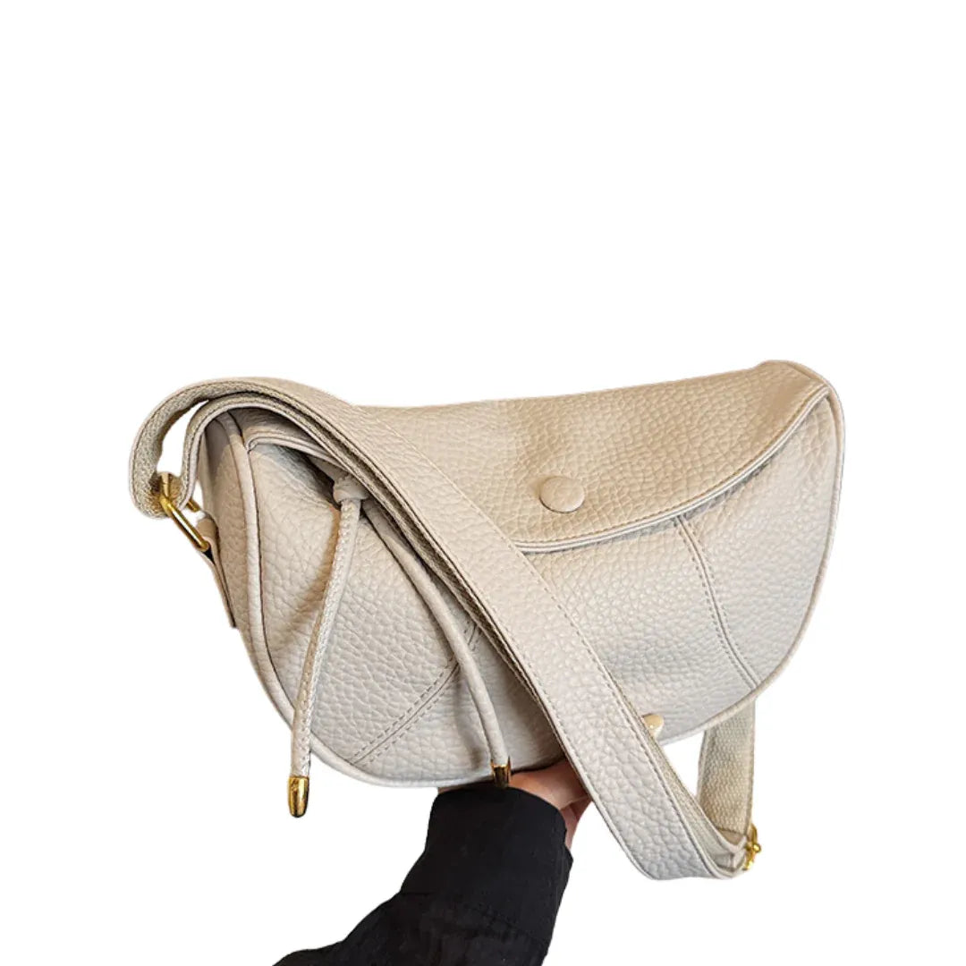 Chic Leather-Look Crossbody Shoulder Bag