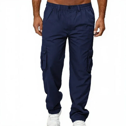 Men’s Urban Cargo Pants with Multi-Pocket Design