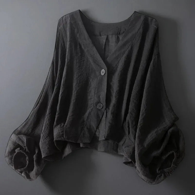 Harper Lightweight Button Front Blouse