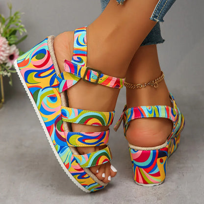 Women's Artistic Platform Sandals
