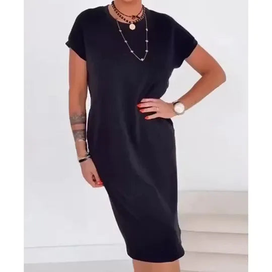 Women’s Oversized Short Sleeve T-Shirt Dress