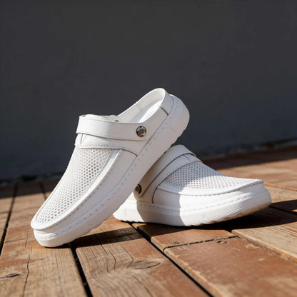 Men’s Breathable Mesh Slip-On Clog Shoes
