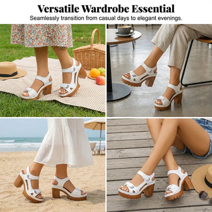 Women’s Platform Block Heel Sandals