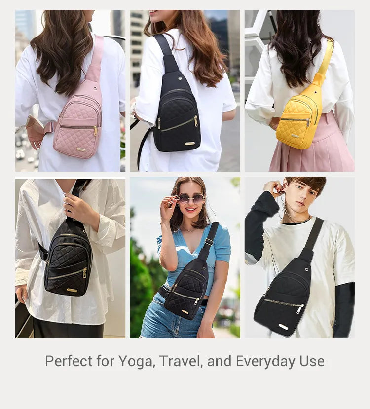 Women’s Quilted Mini Sling Crossbody Bag