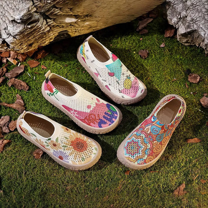 Women's Printed Knit Slip-On Shoes