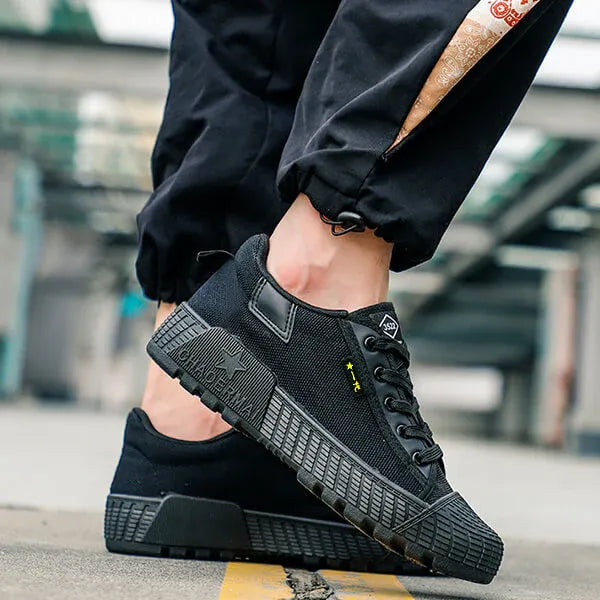 Men’s Rugged Low-Top Lace-Up Sneakers