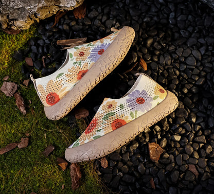 Women's Printed Knit Slip-On Shoes