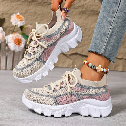 Women’s Breathable Chunky Sole Sneakers