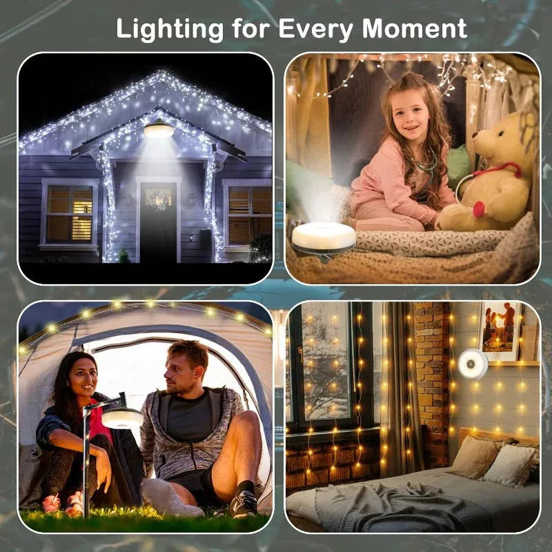 Retractable Camping String Lights